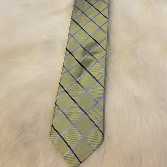 Roundtree & Yorke Silk Tie Made In USA - Picture 2 of 5